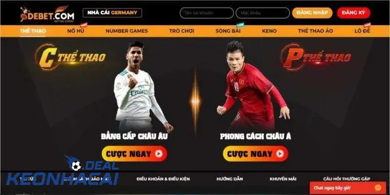 DEBET Khám phá các sản phẩm cá cược đa dạng và hot tại DEBET
