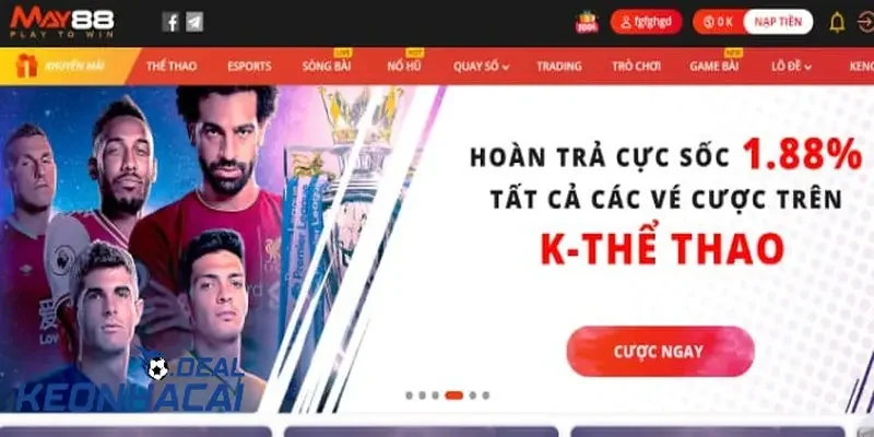 MAY88 Tổng hợp các sản phẩm cá cược hot tại MAY88