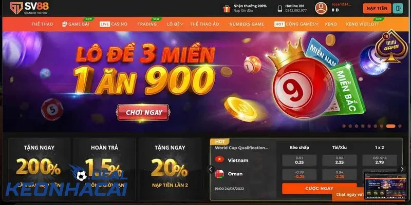 SV88 Tổng hợp các chương trình khuyến mãi cực hot tại SV88